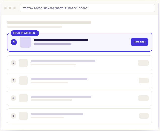 Review sites we own and operate